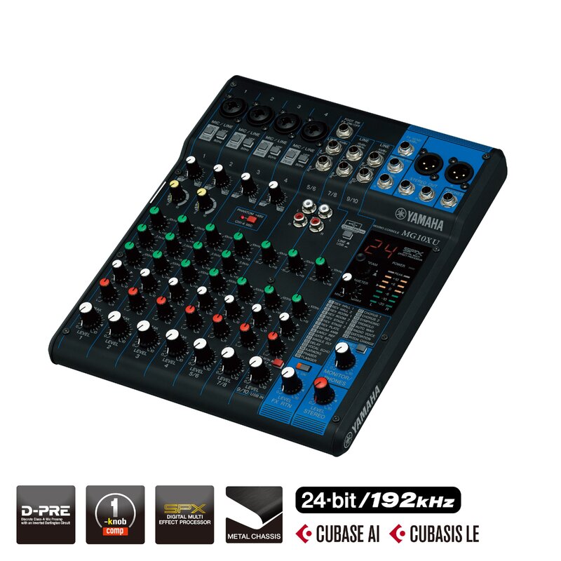 [MG10XU] Yamaha MG10XU Analog mikser m/FX, USB
