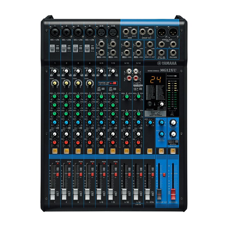 [MG12XU] Yamaha MG12XU Analog mikser m/USB/fader