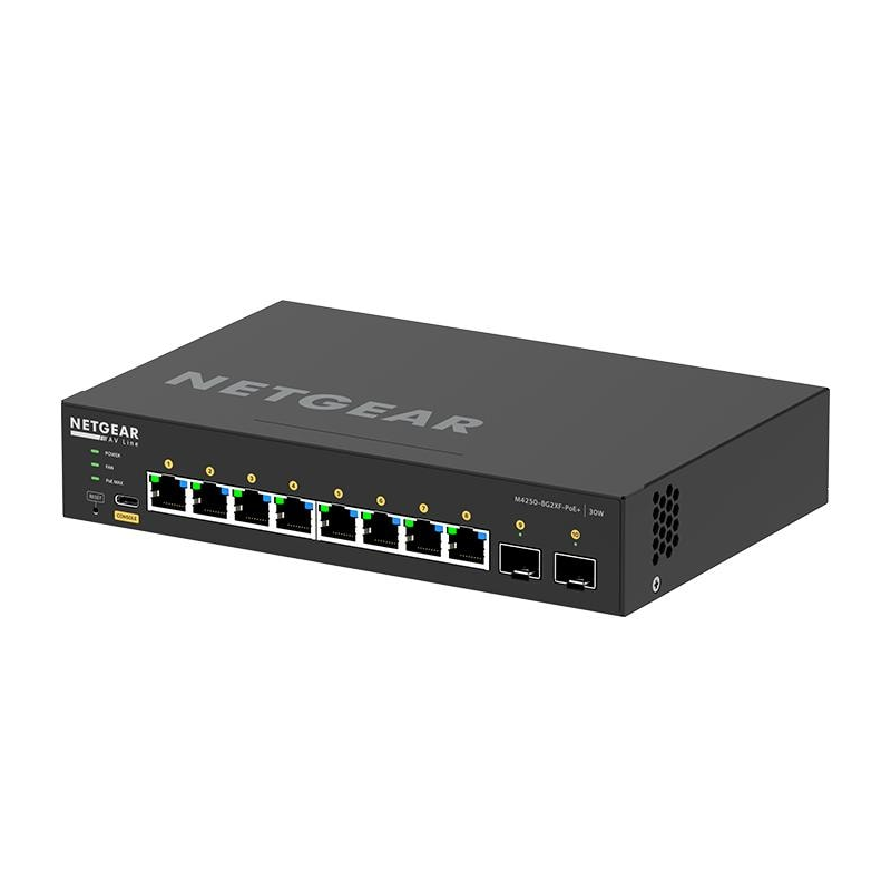 NETGEAR AV Line M4250-9G1F-PoE+