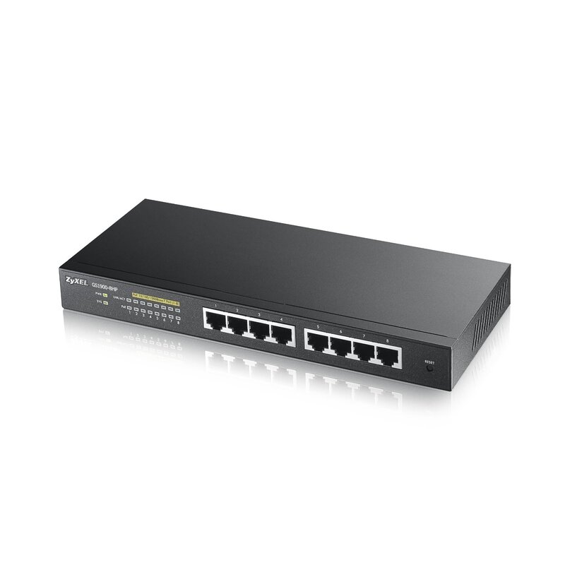 ZYXEL Smart 8-Port Gigabit PoE+ Switch