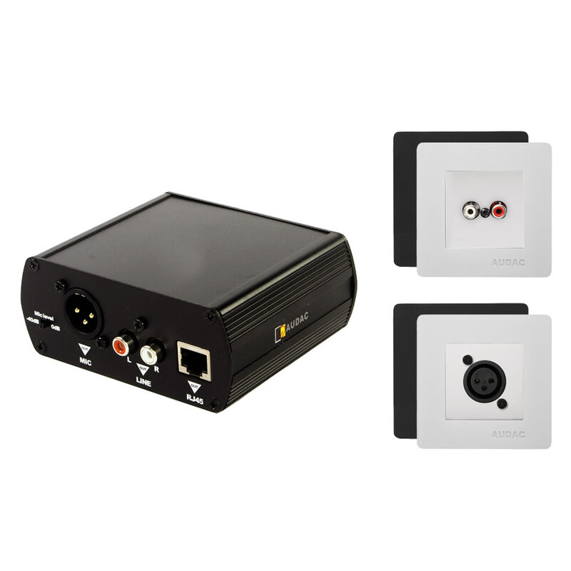 [WP45LM] Audac APG20 Set + line & mic in (45x45)