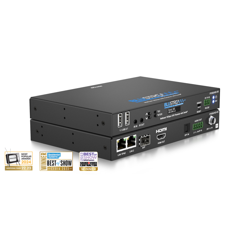 [IP350UHD-RX] Blustream IP350UHD-RX m/Dante