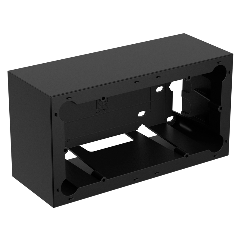 [WB220/SB] Audac WB220S veggboks dobbel, sort