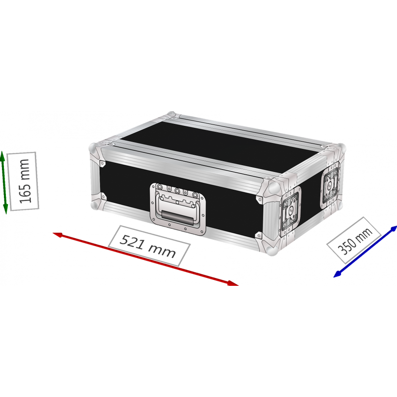 [114873] CAPRO Effektrack 3U 250mm kropp