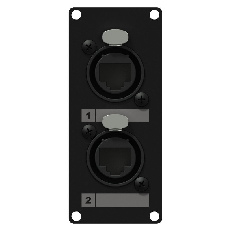 Caymon Casy 1 space 2x ethercon RJ45