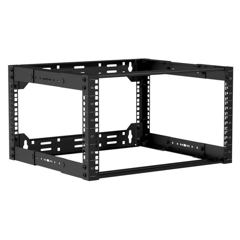 [OPR306A/B] Caymon open frame 19" Rack, for vegg