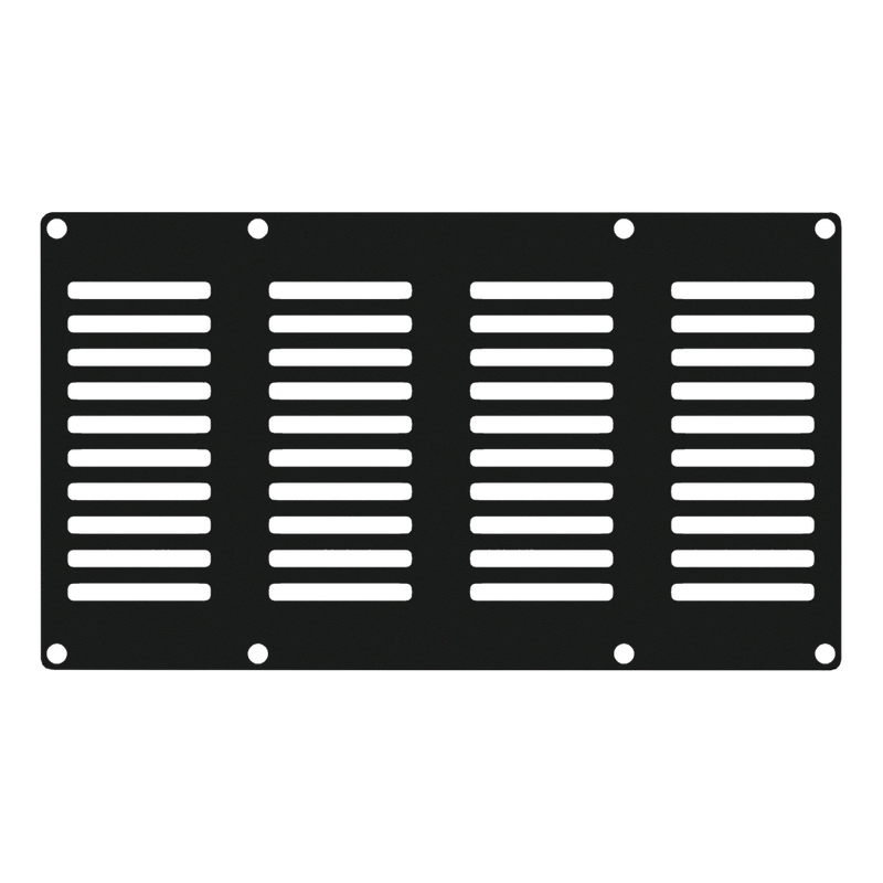 Caymon Casy 4 space vented blind plate