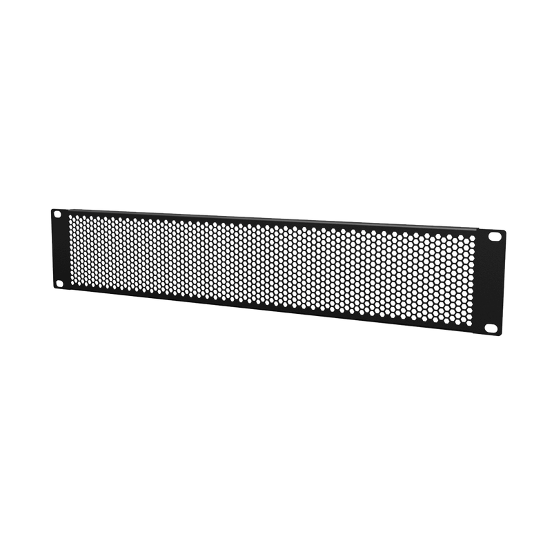 Caymon 2 unit perforert blindplate sort