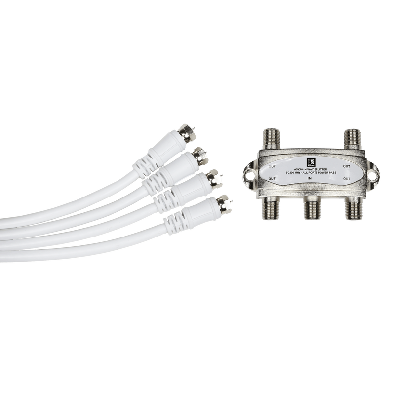 [ASK40S] Audac ASK40S Antennesplitter 1:4