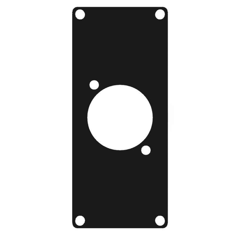[CASY103A/B] Caymon Casy 1 space aluminum cover plate