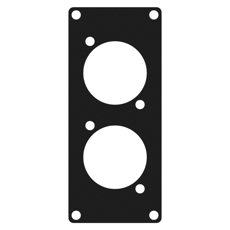 Caymon Casy 1 space aluminum cover plate