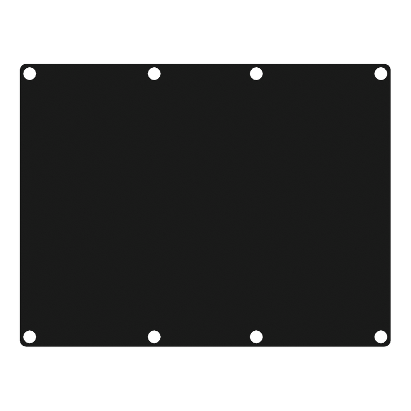 Caymon Casy 3 space closed blind plate