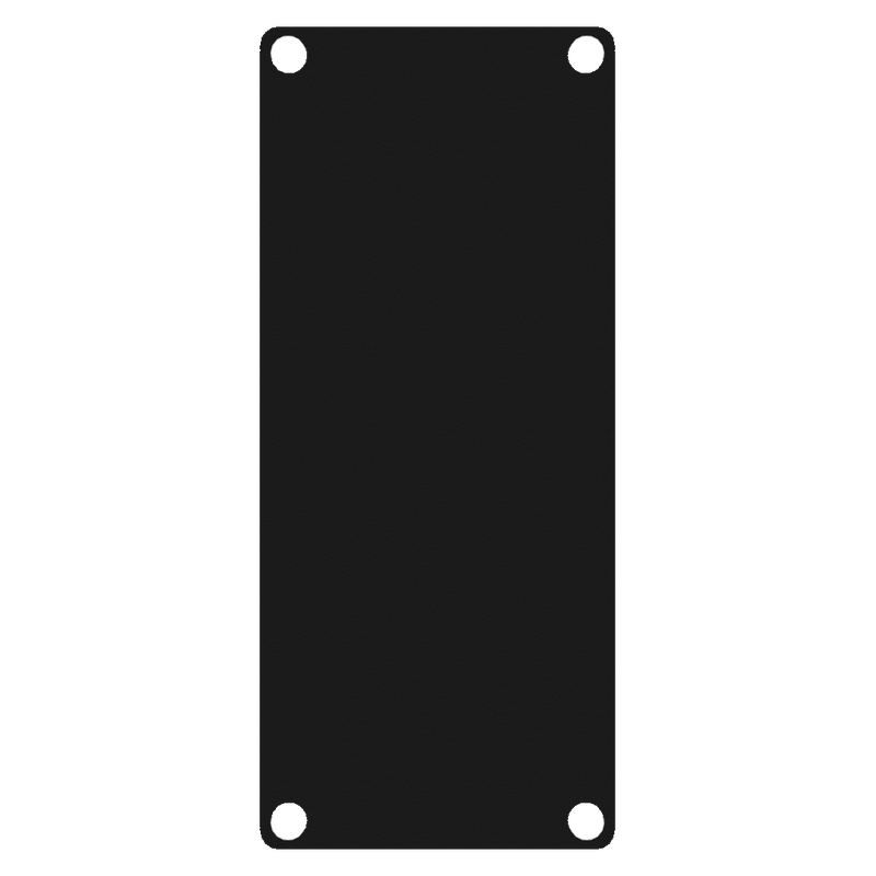 Caymon Casy 1 space closed blind plate