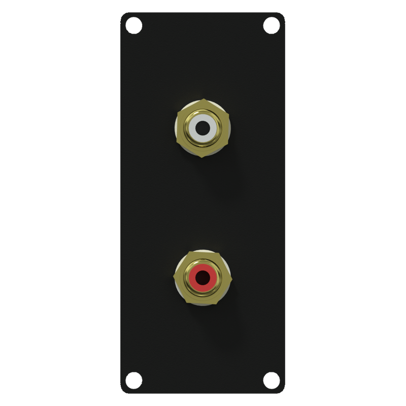 Caymon Casy 1 space with 2 x RCA gender