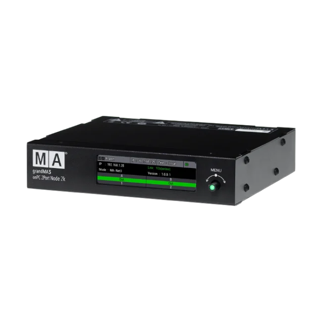 [CAP-MA-GMA3-ONPC-2PORT-NODE-2K-POE] grandMA3 onPC 2Port Node 2k PoE