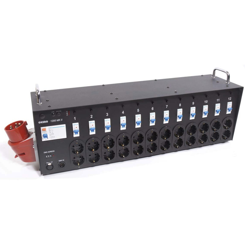 Okero 1295 12x13A dimmer m/400V