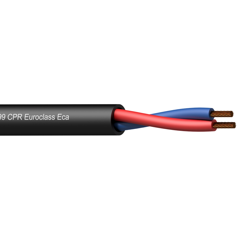 [BLS225-ECA/1] Procab BLS225-ECA 2x2.5mm² 100M (sort)
