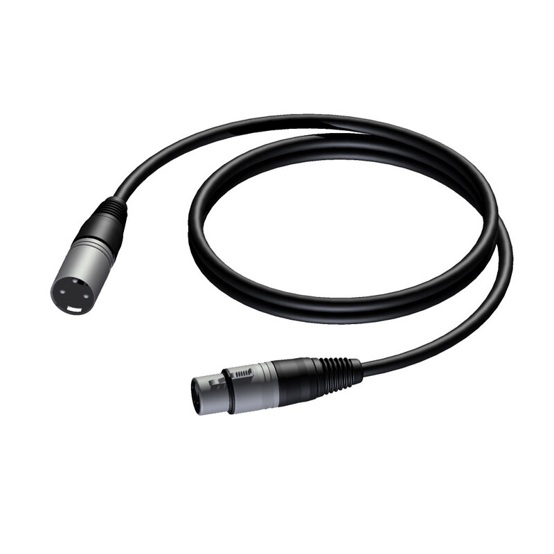 Procab CAB901, mikrofonkabel, 0,5m