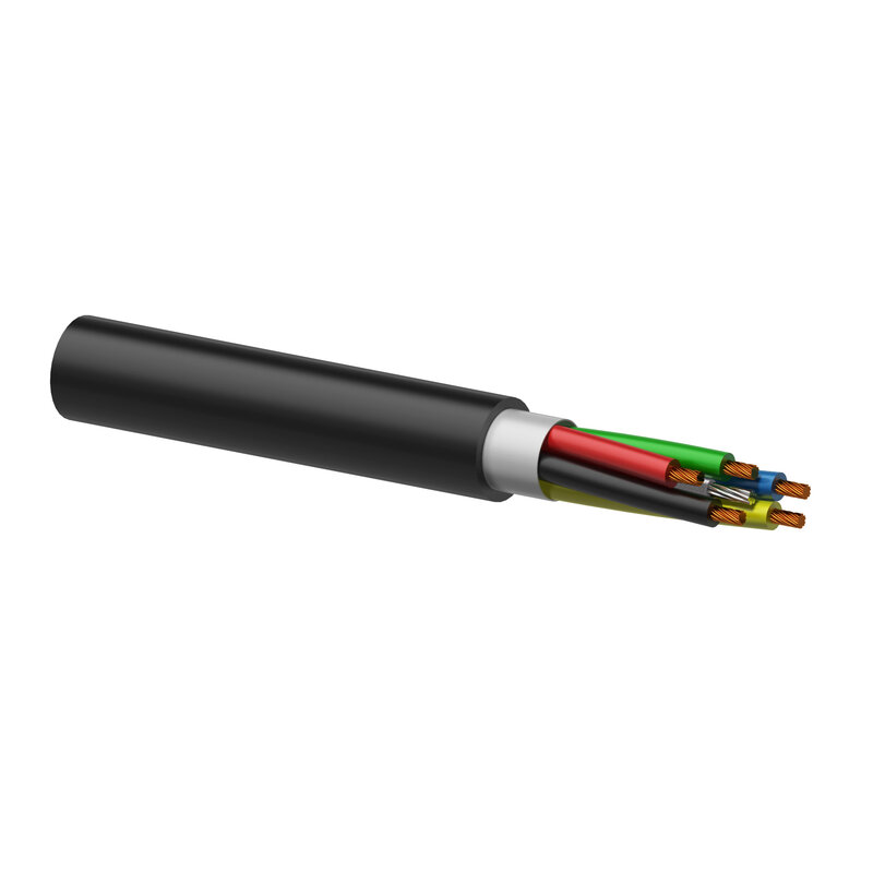 Procab LSS504, 5x0.4mm², Hvit 100m, Wire