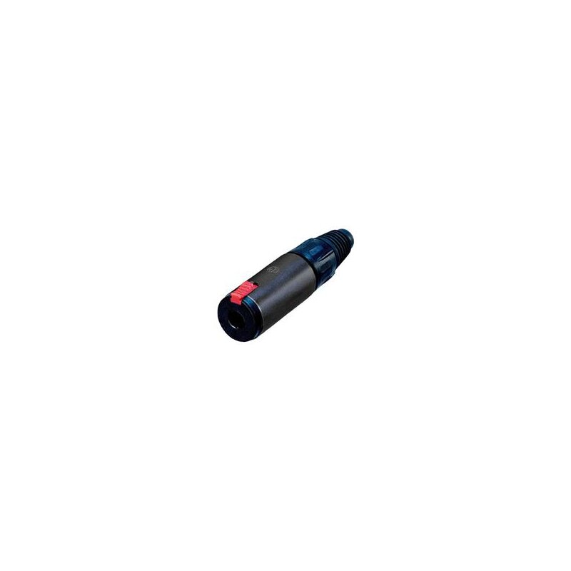 Neutrik NJ3FC6 stereo jack hun sort