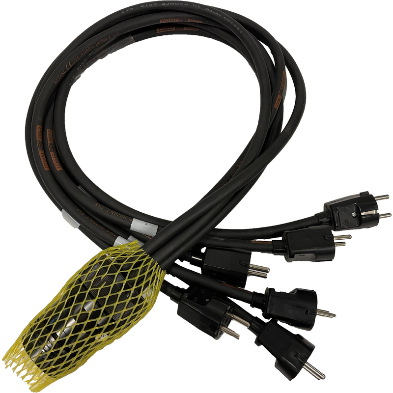 FS 6x Schuko Han til Socapex "Fan-in" 2m