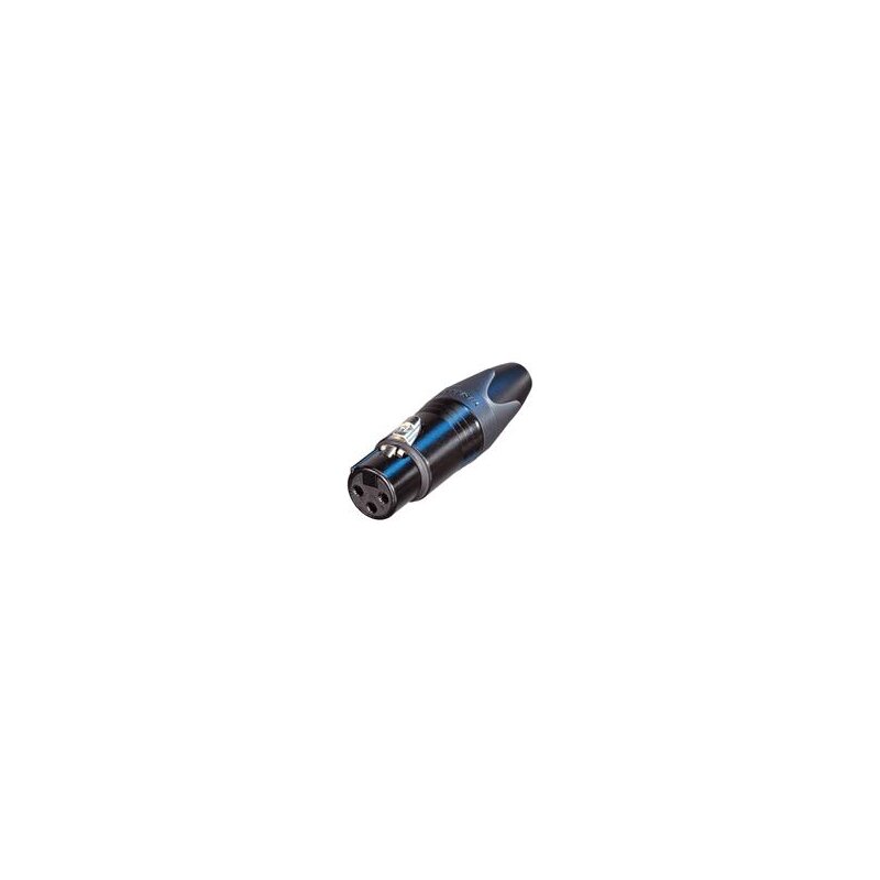 [NC3FXX-BAG] Neutrik 3 pin XLR Hun sort