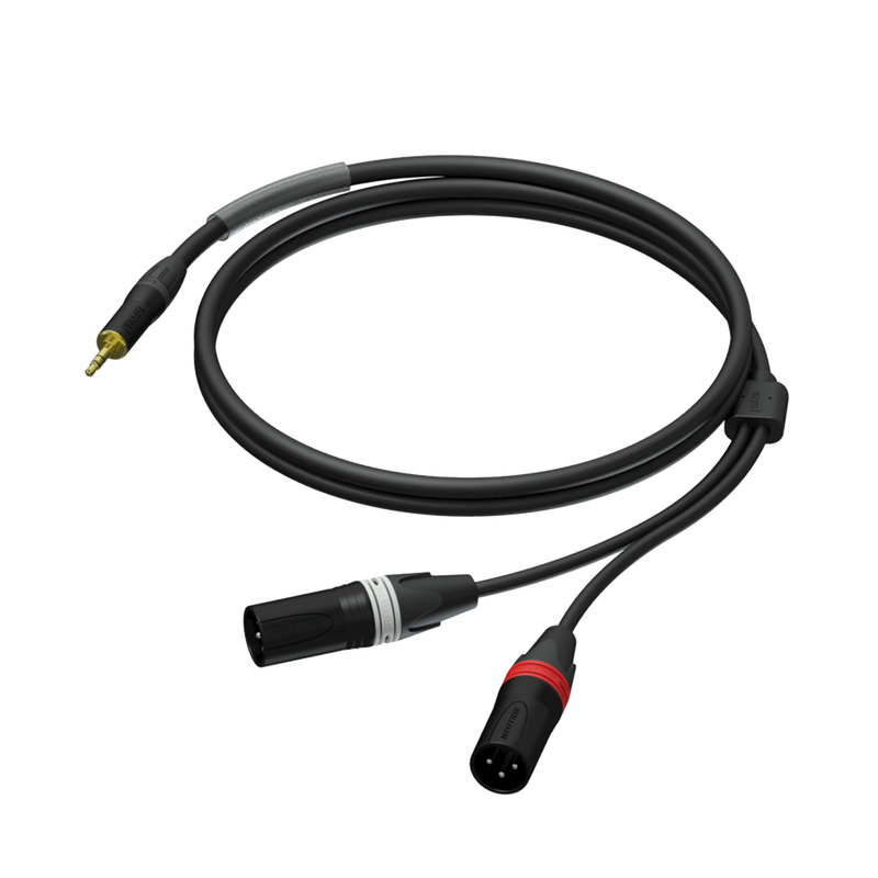 [PRA712/1.5] PRA712 2xXLR Han til minijack 1,5m