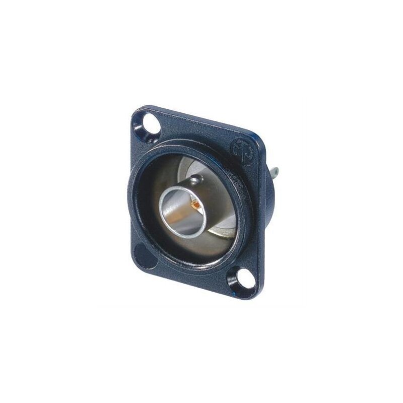 Neutrik BNC 75ohm D-panel feedtrhough