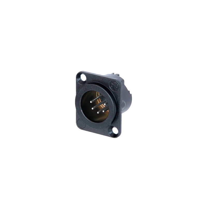 [5MD-LX-BAG] Neutrik 5 pin XLR Han D-panel svart