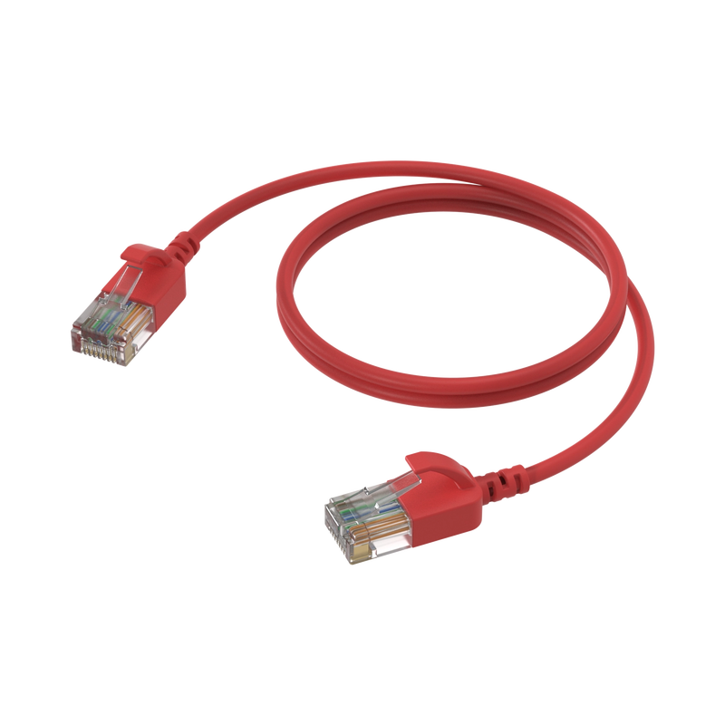 Procab CSD560, CAT6A, rød, 1.5m