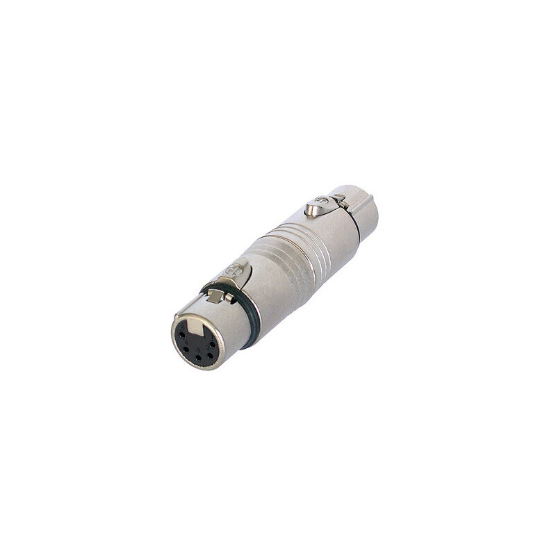 [NA5FF] Neutrik 5 pin XLR Hun - 5 pin XLR Hun
