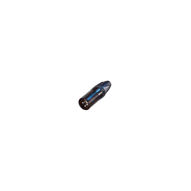[NC3MXX-HA-BAG] Neutrik 3 pin XLR Han Sort Loddefri