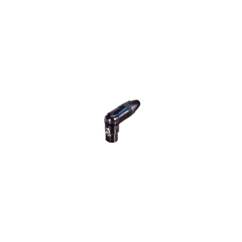 Neutrik 5 pin XLR Hun Vinklet Svart