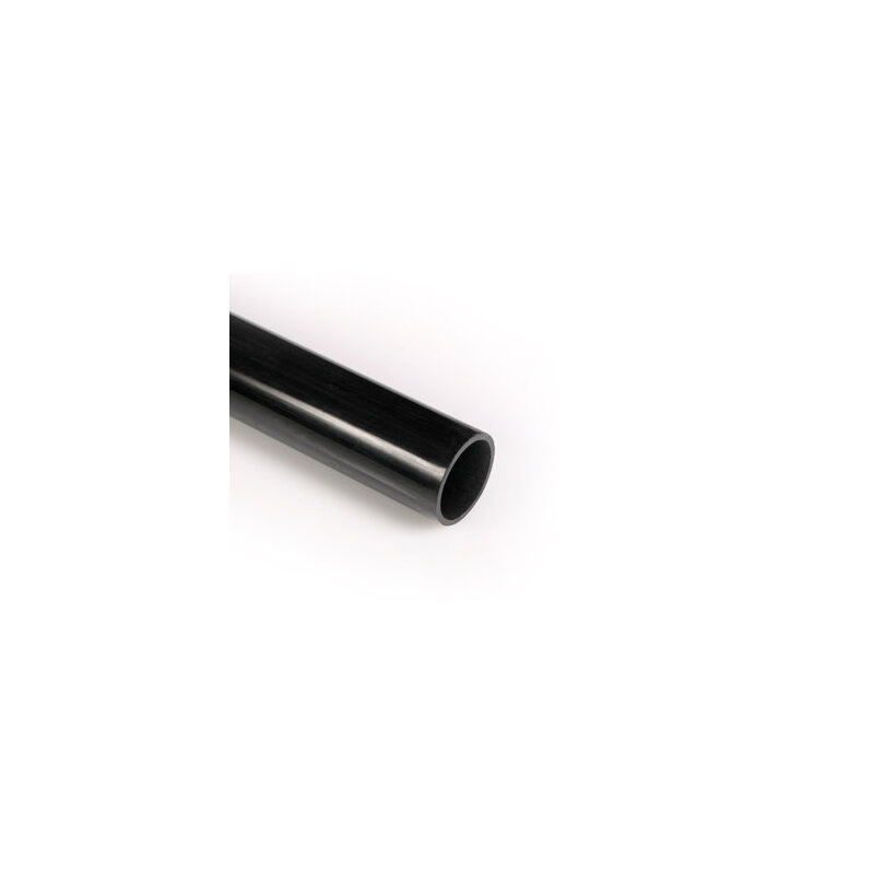 [111914] Aluminium Rør  48mm/4mm 4meter Sort