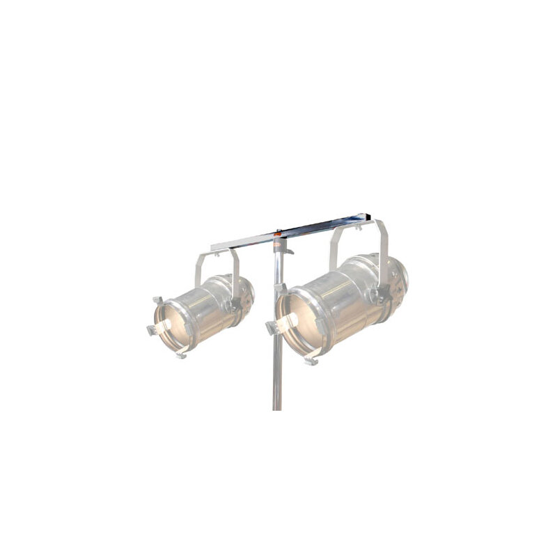 [T43101] Doughty T-Bar, for 4 lamper, 125cm, sort