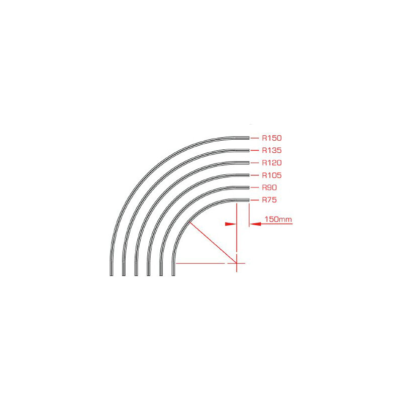 [T84018] Doughty Studio Rail 60 skinne R90 Alu
