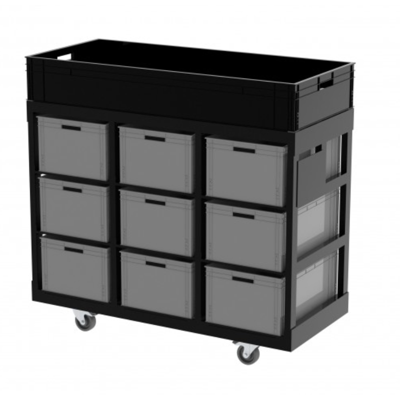 [215209] Sixty82 Dolly crate 3x3, sort