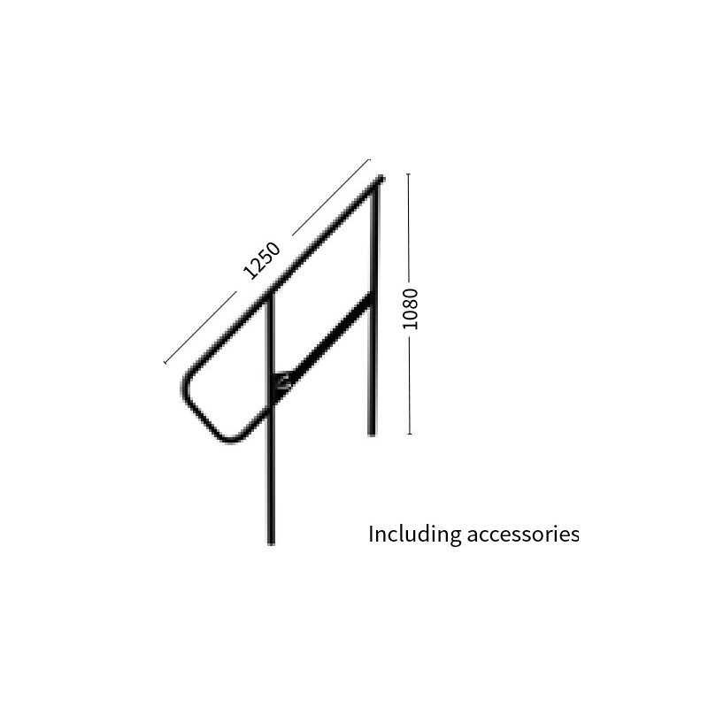 Sixty82 Modular stair railing, 3-4 steps