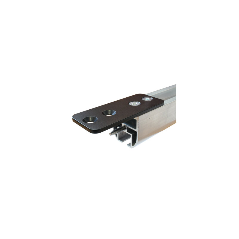 [T81100] Doughty Skjøtesett for Teppeskinne Sort