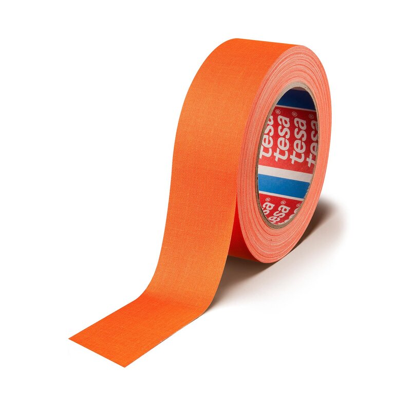 [04671-00049-10-TE] Tesa 4671 19mmx25m Fluoriserende orange