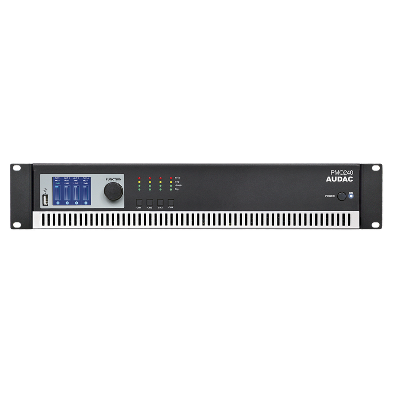 Audac PMQ480 4-kanal 100V