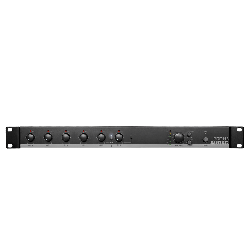 Audac PRE116 19" mikser med Bluetooth®