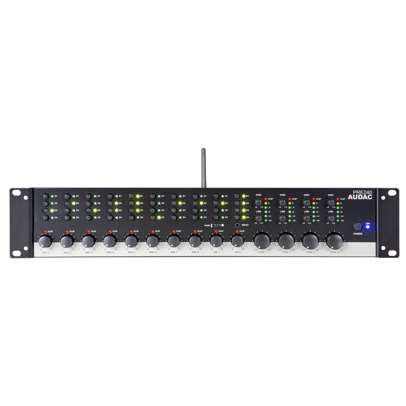 Audac PRE240 19" mikser med Bluetooth®
