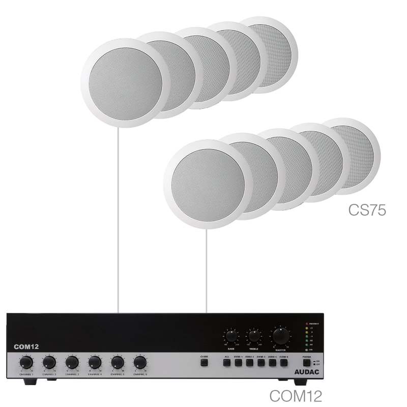 [CANTO7.10/W] CANTO7.10, 10x CIRA524 + COM12MK2 - Hvit