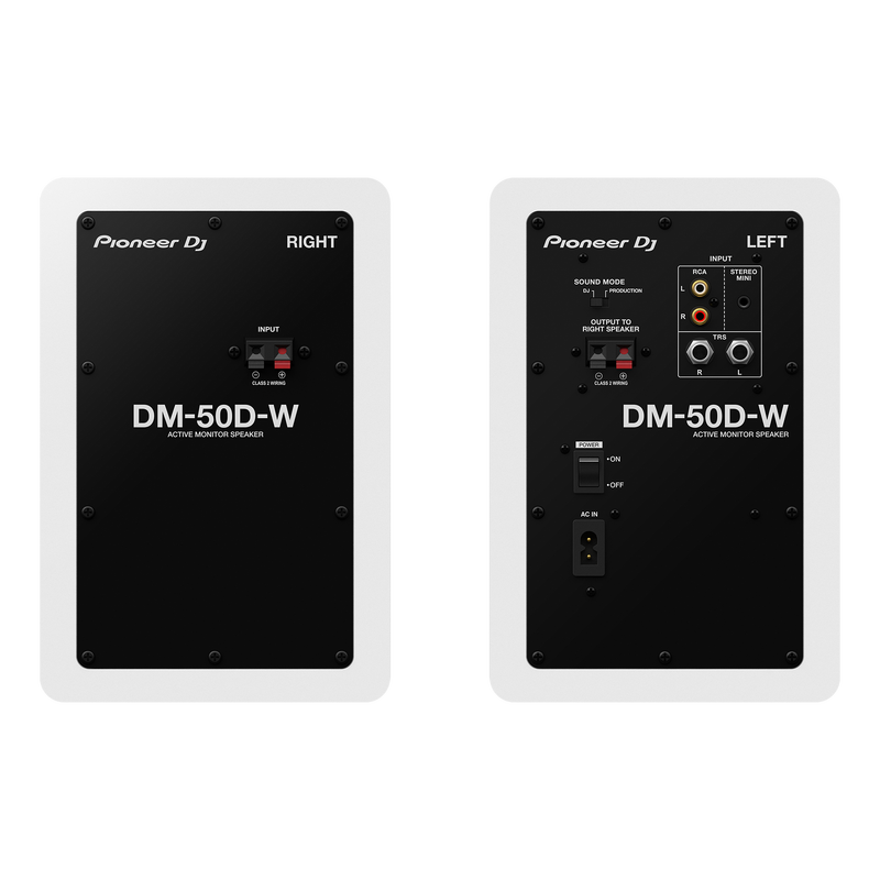 [DM-50D-W] Pioneer DJ DM-50D-W, hvit